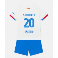 Barcelona Sergi Roberto #20 Auswärts Trikotsatz Kinder 2023-24 Kurzarm (+ Kurze Hosen)